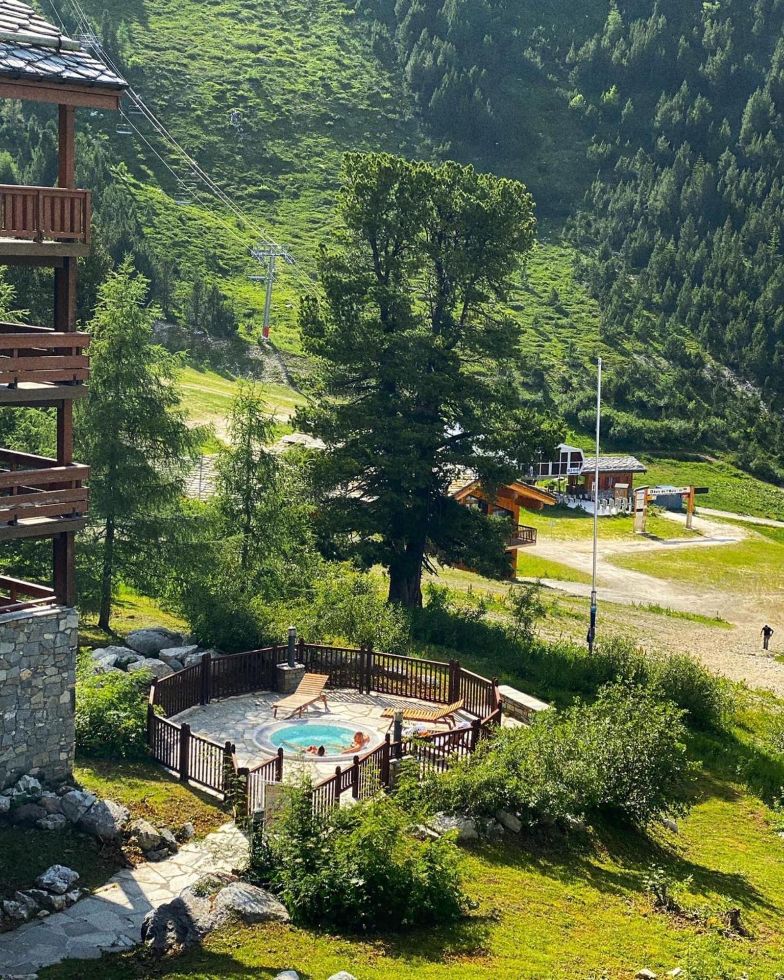 Grande Marmotte, Ski Aux Pieds, Le Refuge Du Montagnard, Arc 1950 圣莫里斯堡 外观 照片