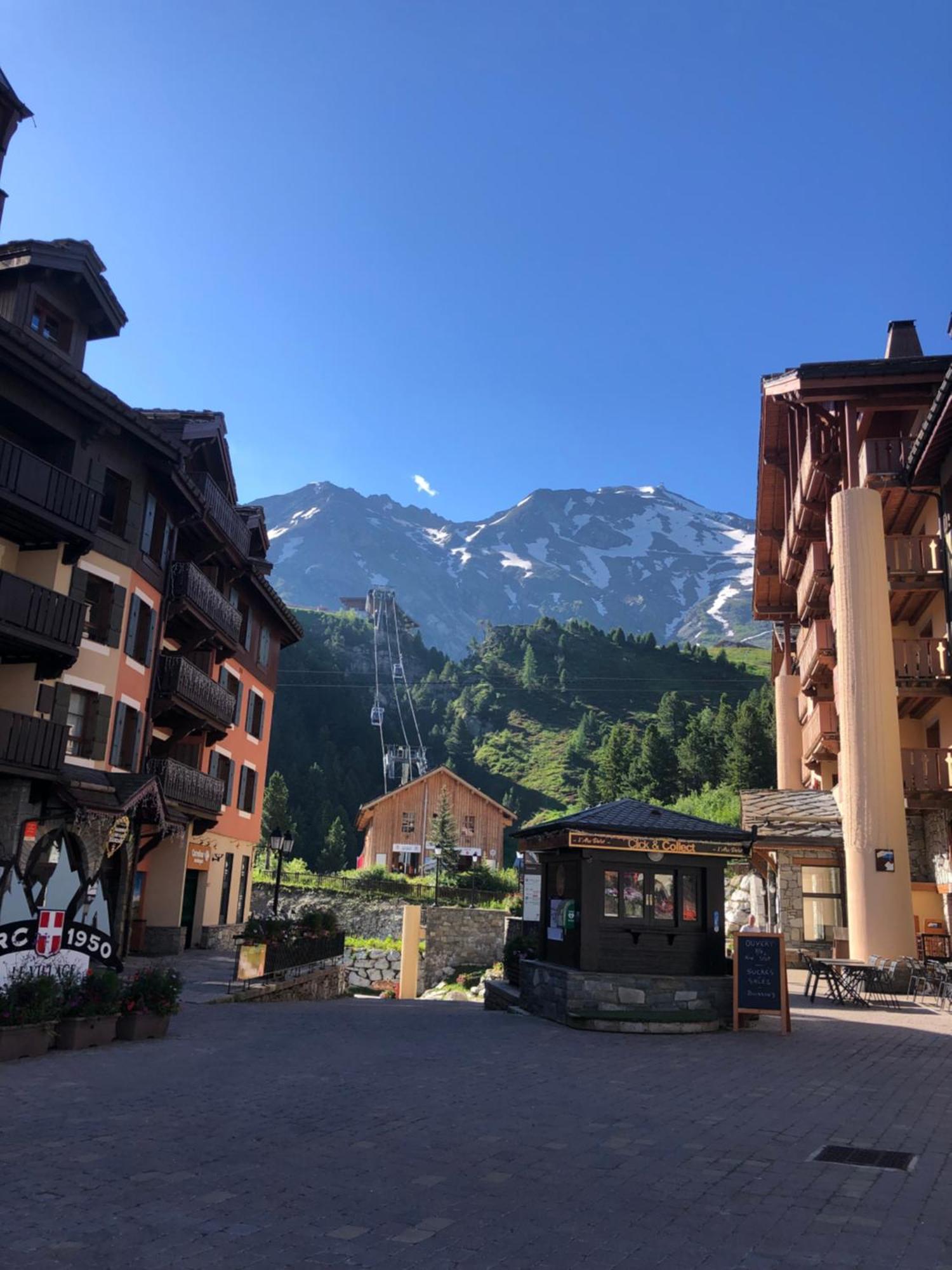 Grande Marmotte, Ski Aux Pieds, Le Refuge Du Montagnard, Arc 1950 圣莫里斯堡 外观 照片