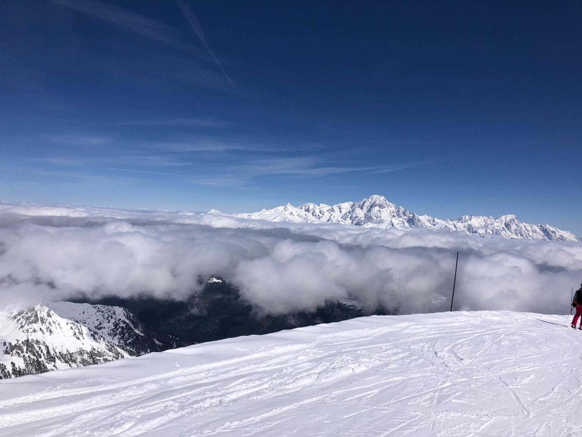Grande Marmotte, Ski Aux Pieds, Le Refuge Du Montagnard, Arc 1950 圣莫里斯堡 外观 照片